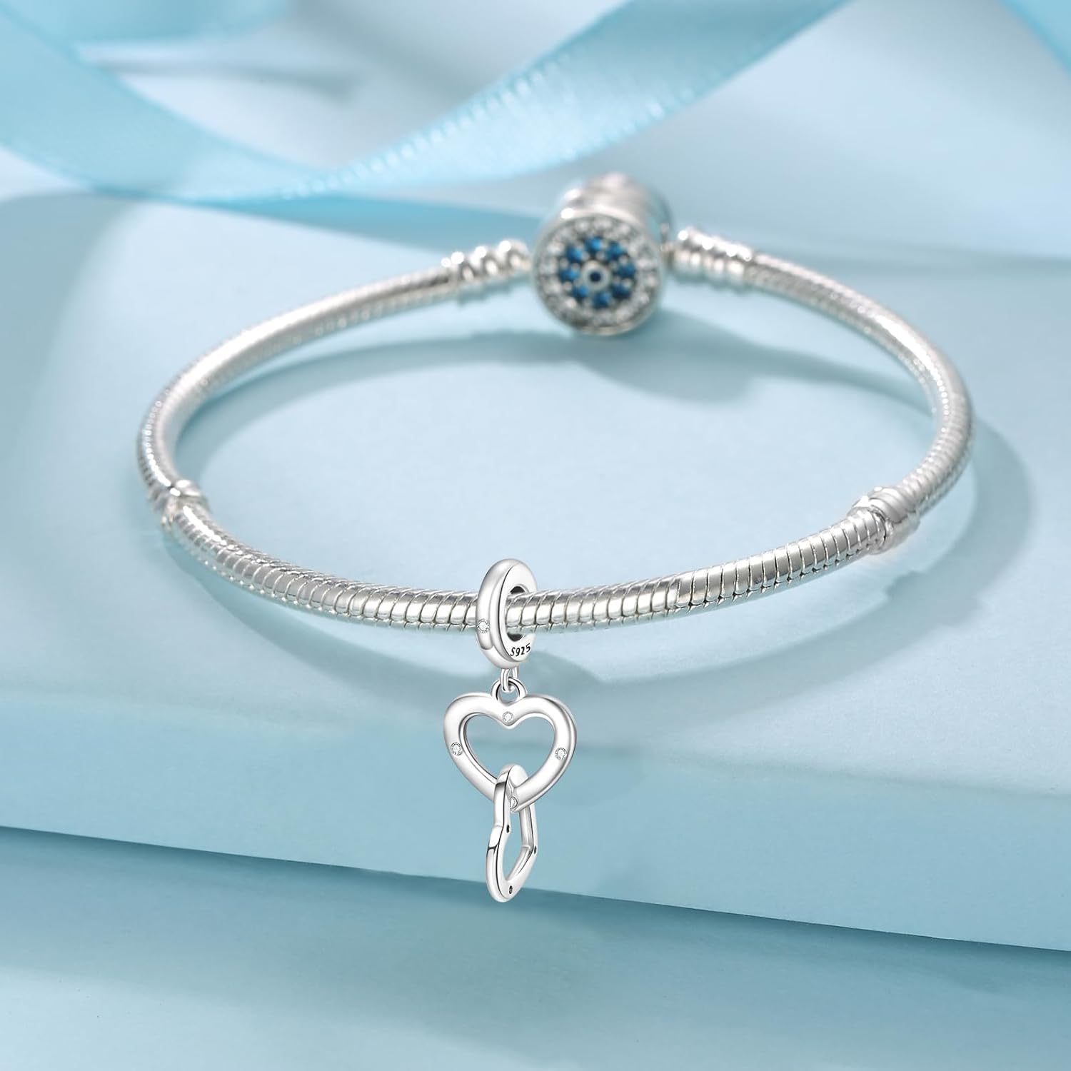 Thumbnail 3 de FLUFLO Charm Anhänger 925 Sterling Silber – kompatibel mit Pandora & europäischen Armbändern