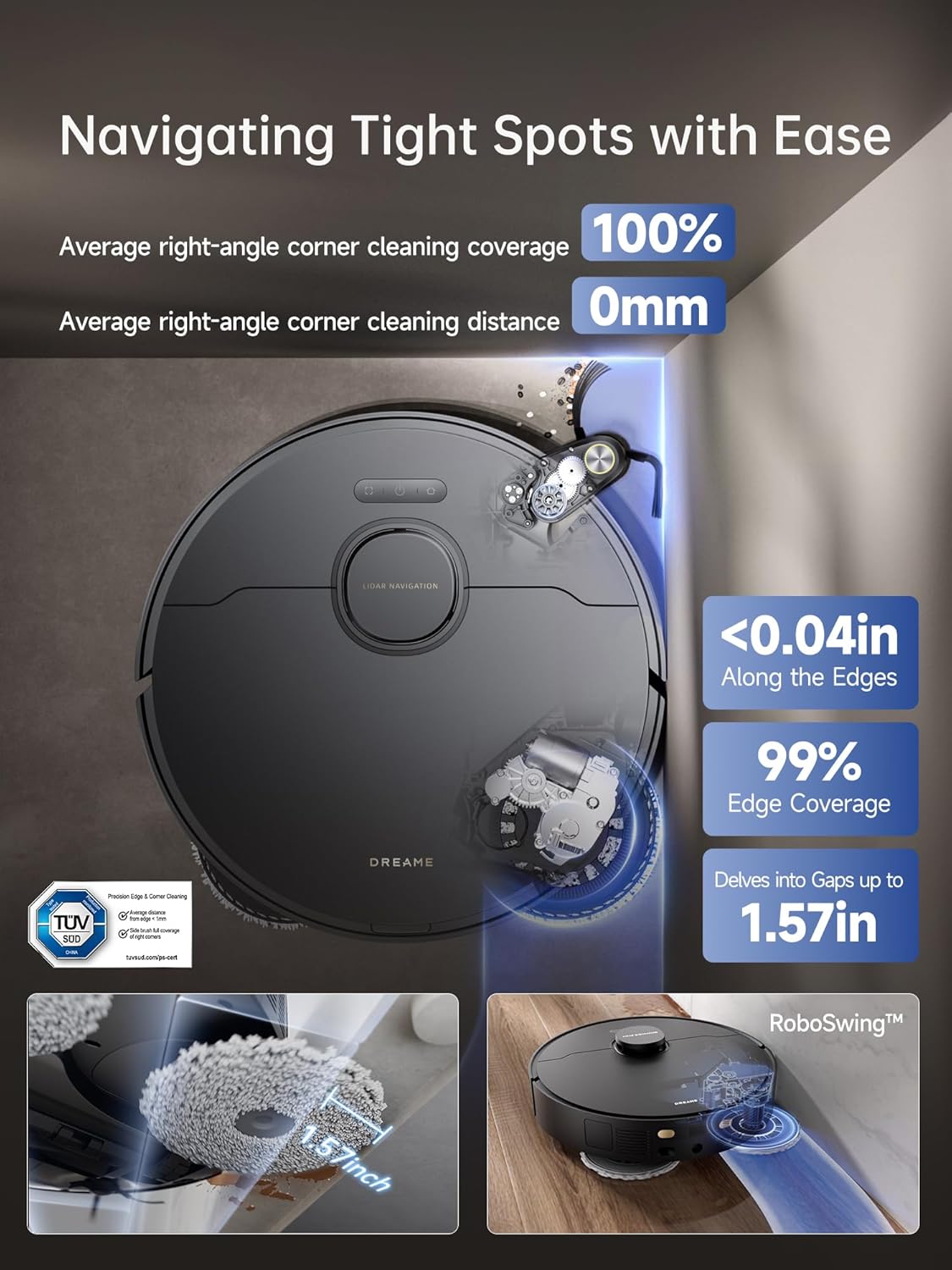 Thumbnail 2 de DREAME X40 Ultra 12,000Pa Robotic Vacuum