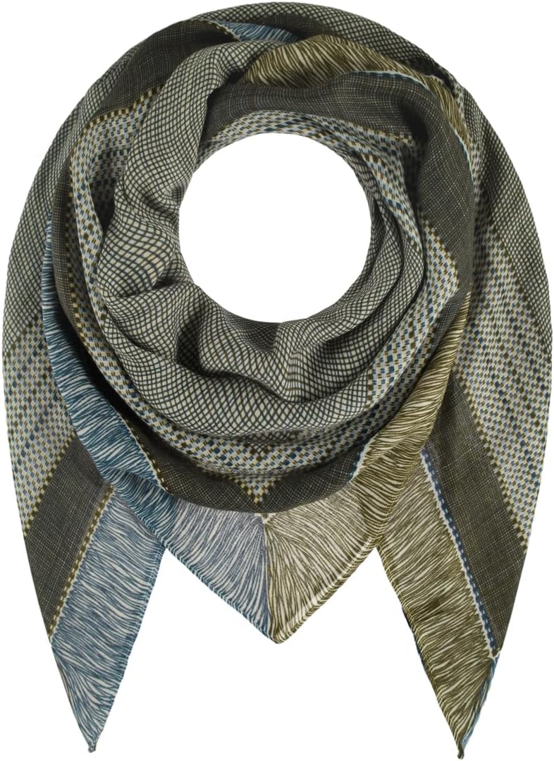 Thumbnail 6 de Majea Dreieckstuch Damen – Ethno Muster, 140 x 140 cm, 50% Viskose / 50% Baumwolle