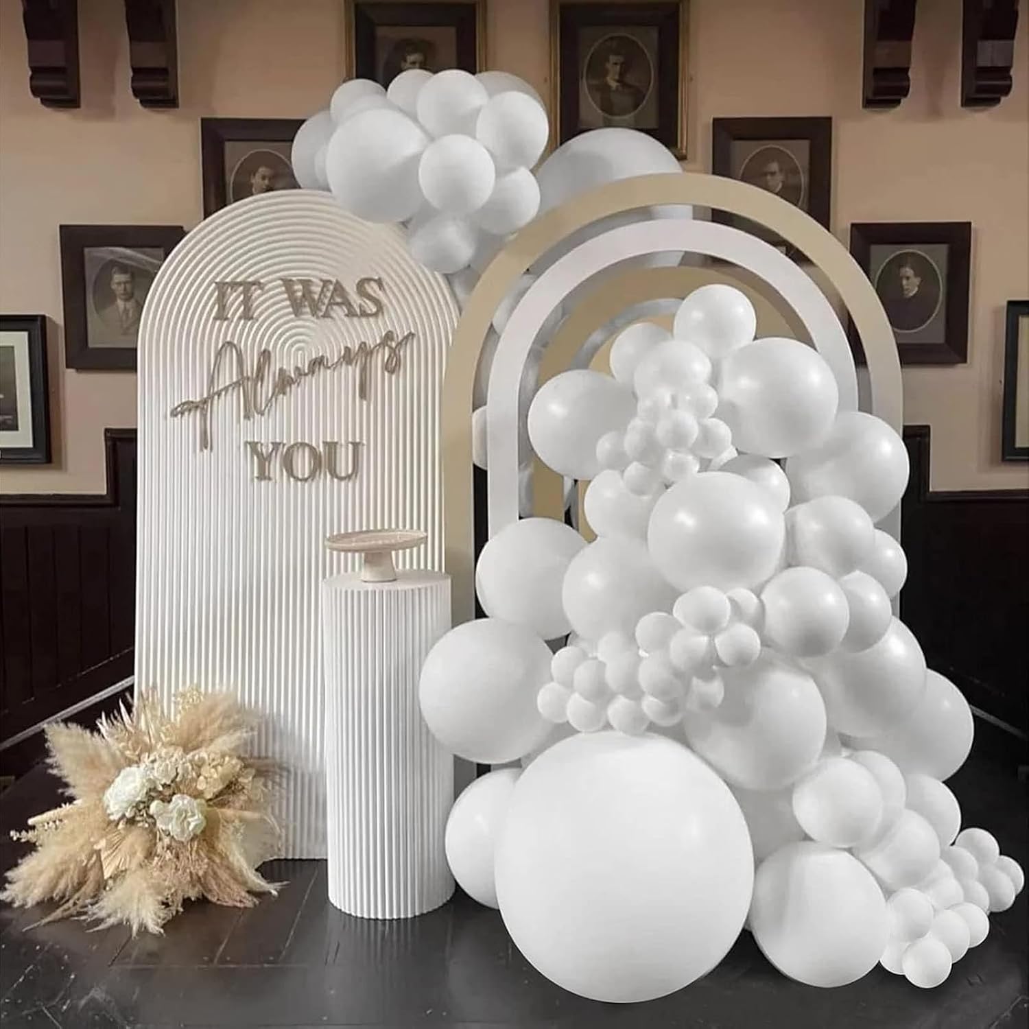 Thumbnail 5 de Luftballons Weiss, 100 Stück 30 cm – Latex Ballons inkl. 2 Rollen Band