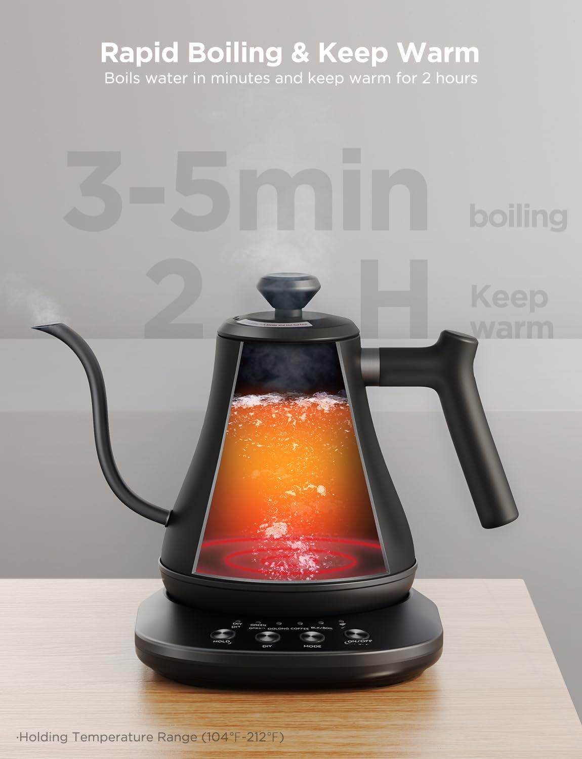Detalle de Govee Smart Electric Kettle 0.8L