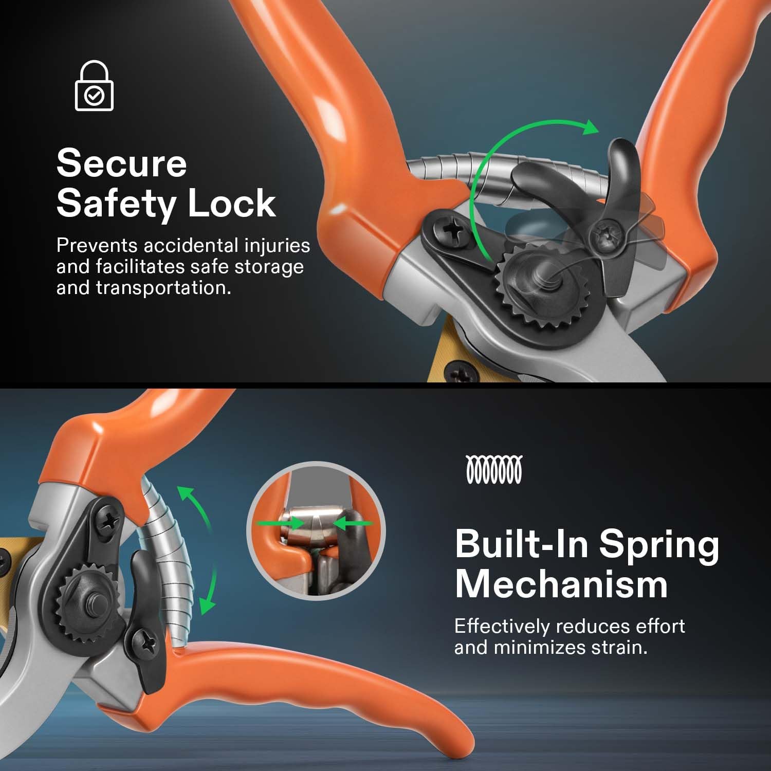 Thumbnail 2 de VIVOSUN Sécateur à lame franche de 20,3 cm — coupe nette jusqu’à 1,9 cm