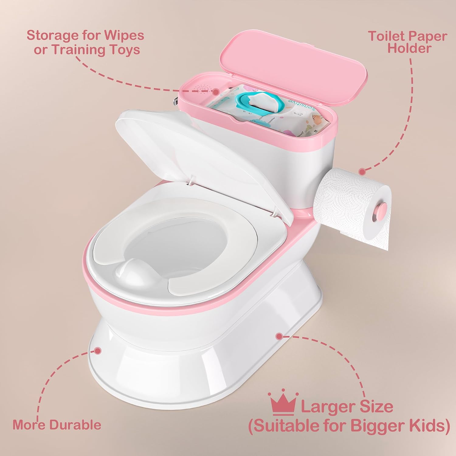 Detalle 2 de CheerTry Toddler Potty Chair with Detachable Seat