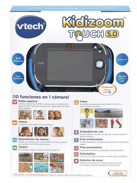 Thumbnail 1 de VTech Kidizoom Touch 5.0 Cámara para Niños 📸