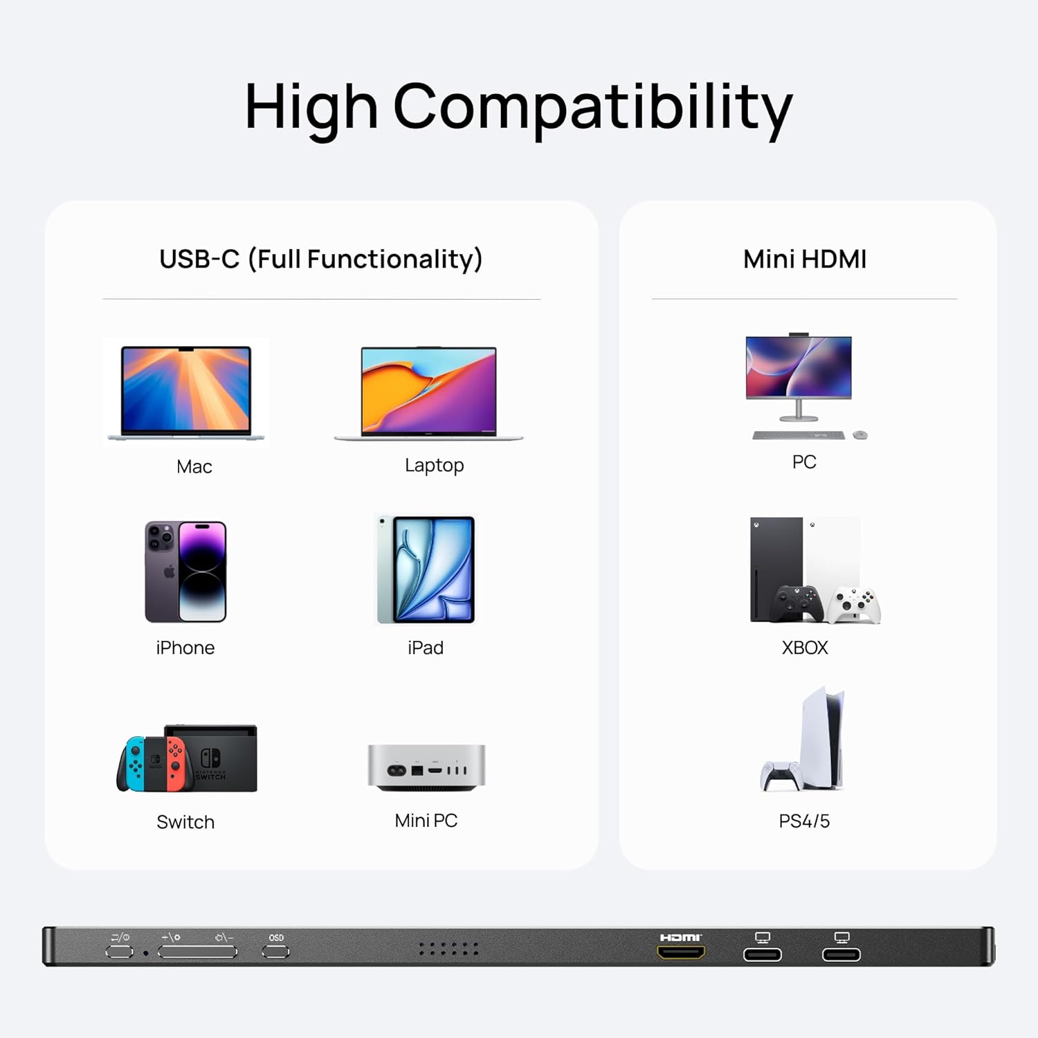 Thumbnail 6 de ARZOPA 16.1" FHD Portable Monitor 1920×1080