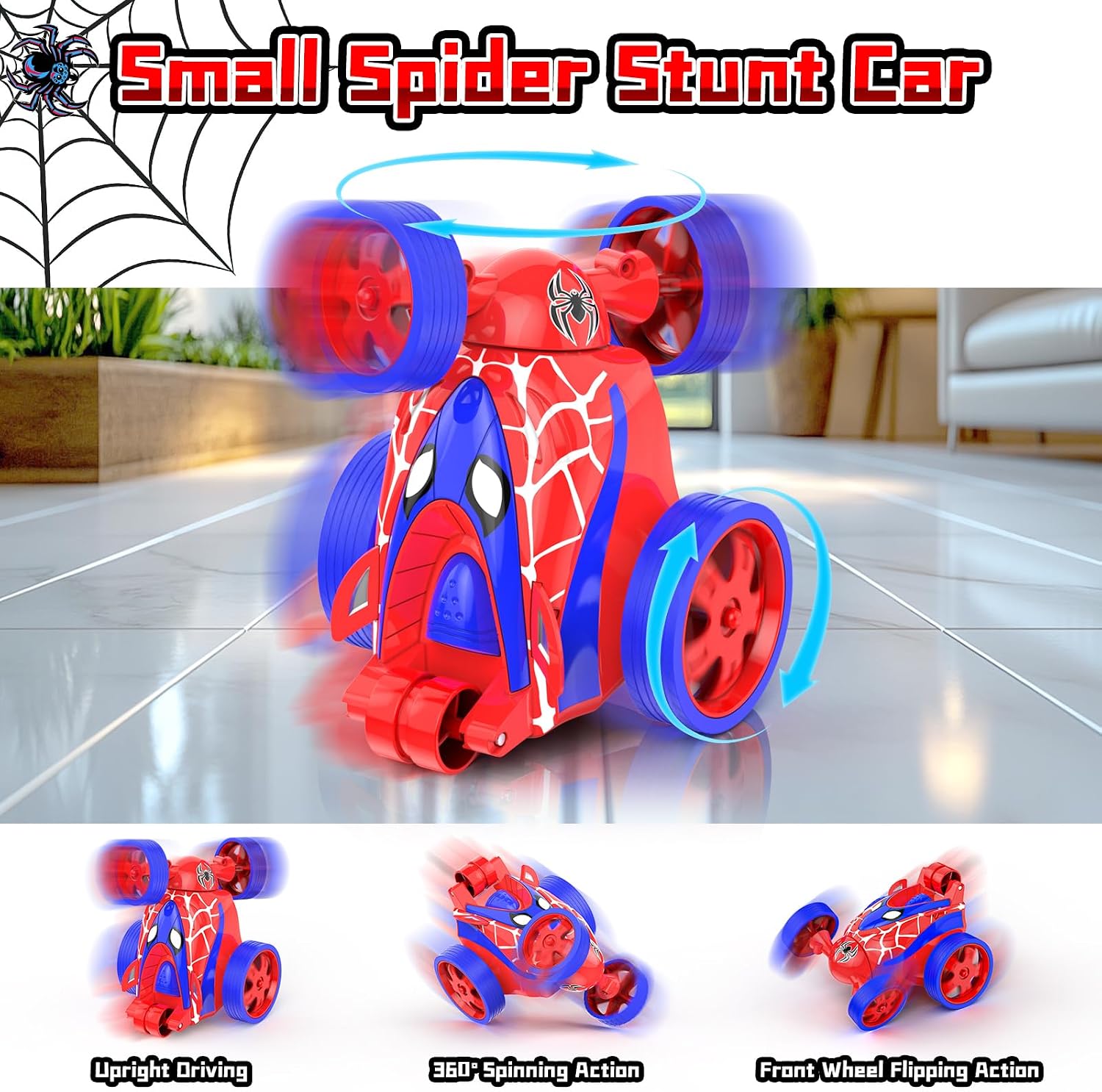 Detalle 2 de Buoeuik Spider Remote Control Car Toy 2WD