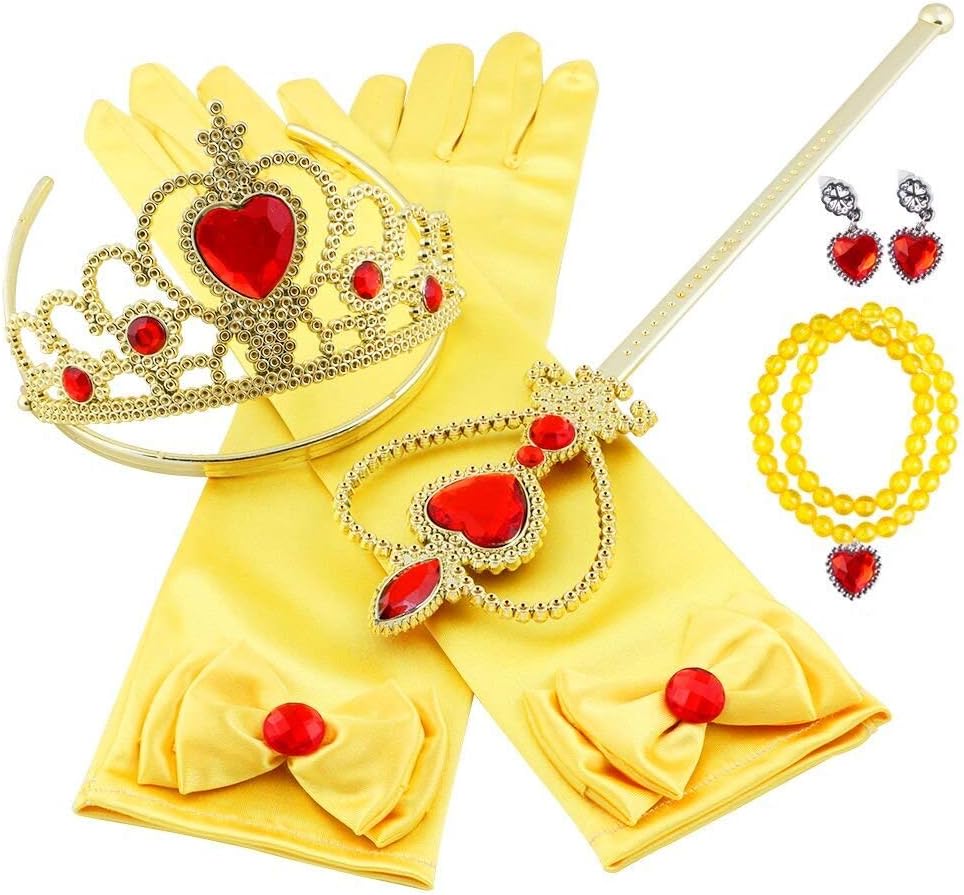 Detalle 2 de Ensemble bijoux princesse Elsa 8 pièces