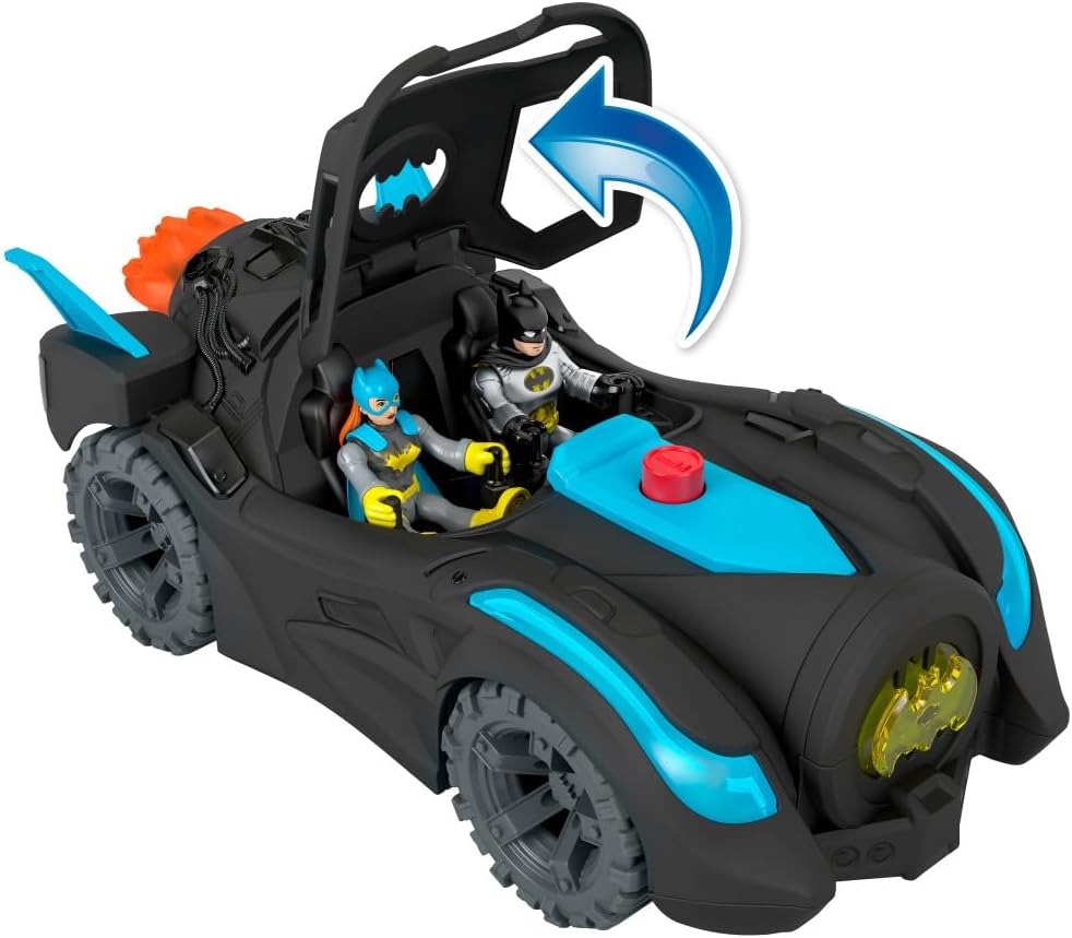 Thumbnail 2 de Imaginext Kit Batmobile avec Batman – Batmobile lumineuse et figurine Batman (30 cm)