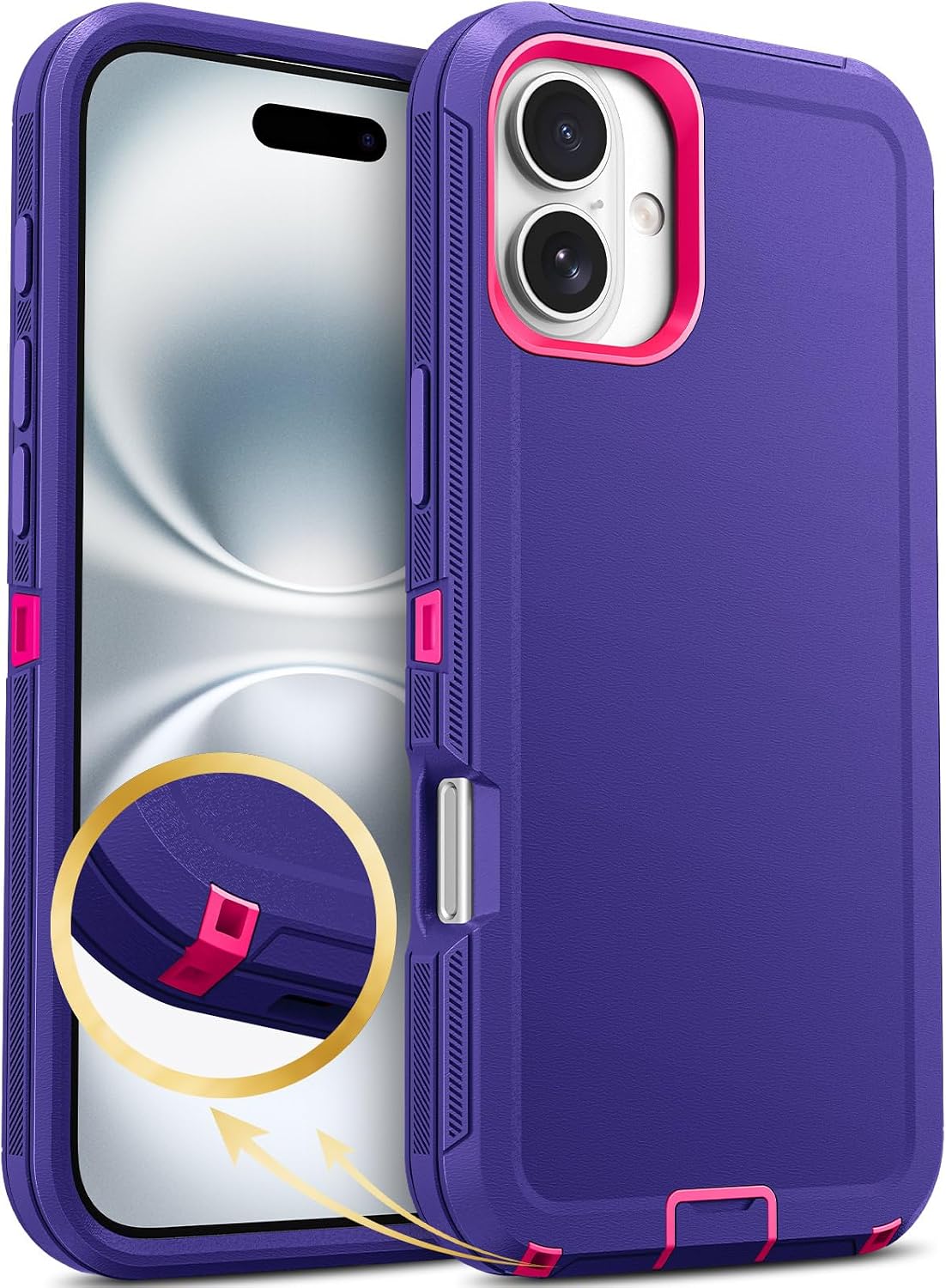 Detalle de Jelanry Phone Case for iPhone 16 Plus