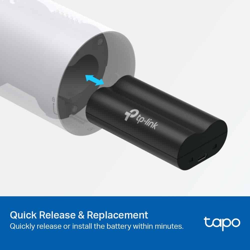 Thumbnail 1 de Tapo A100 Battery Pack: 6700mAh Quick-Release Power for Tapo Cameras & Doorbells
