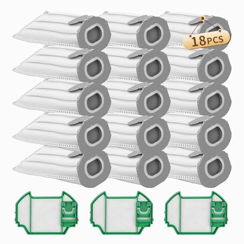 Detalle de 15 Stück Staubsaugerbeutel für Vorwerk Kobold VK7 – kompatibel VK7 FP7S + 3 HEPA-Filter