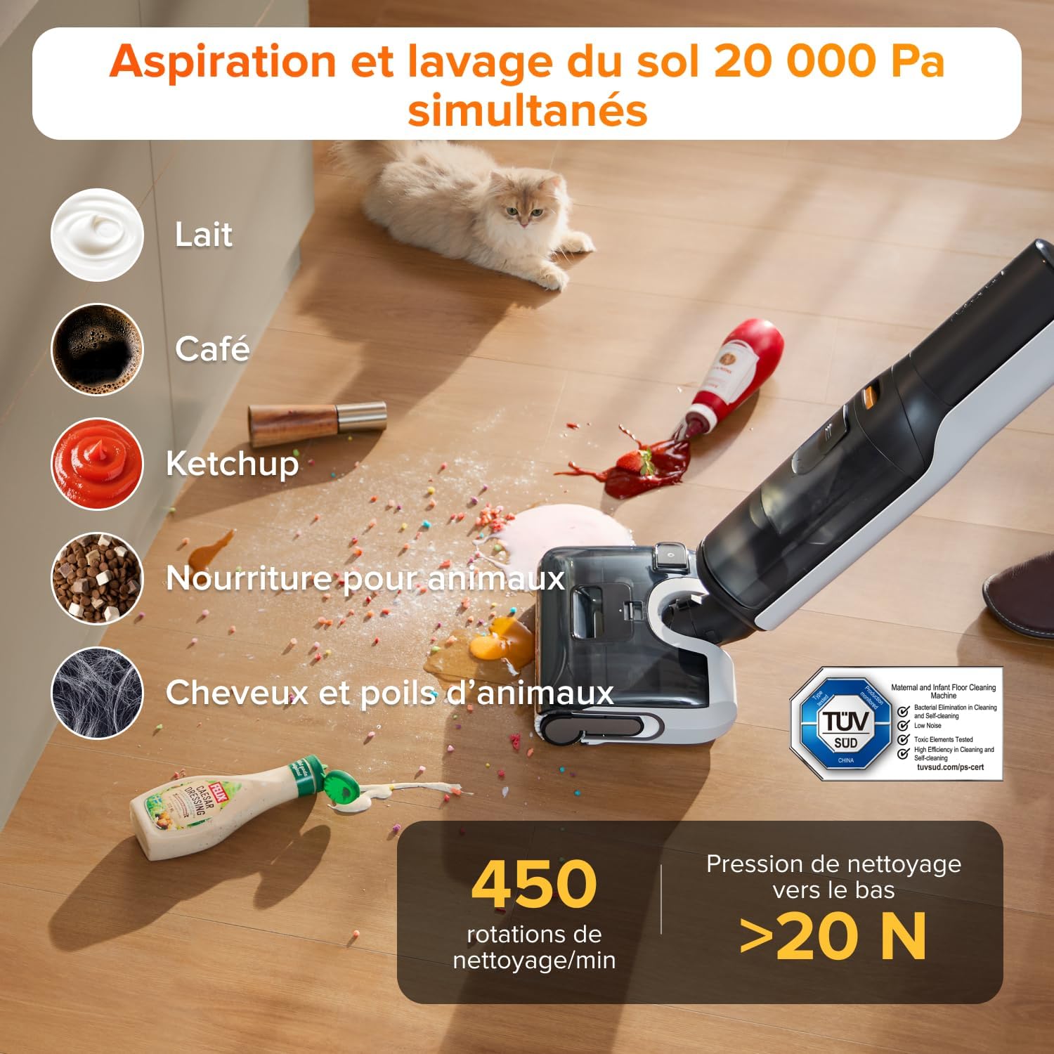 Thumbnail 1 de Roborock F25 LT aspirateur laveur 20000 Pa