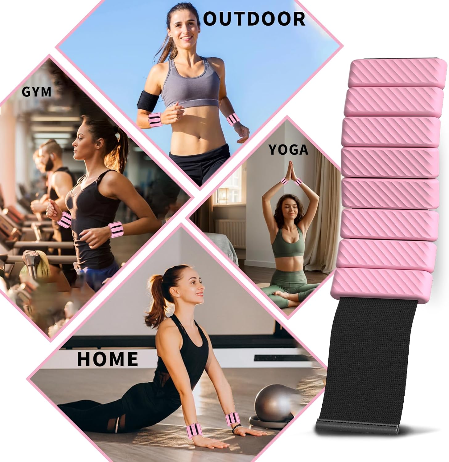 Detalle 2 de Wrist & Ankle Weights 1 lb pair 🏋️♀