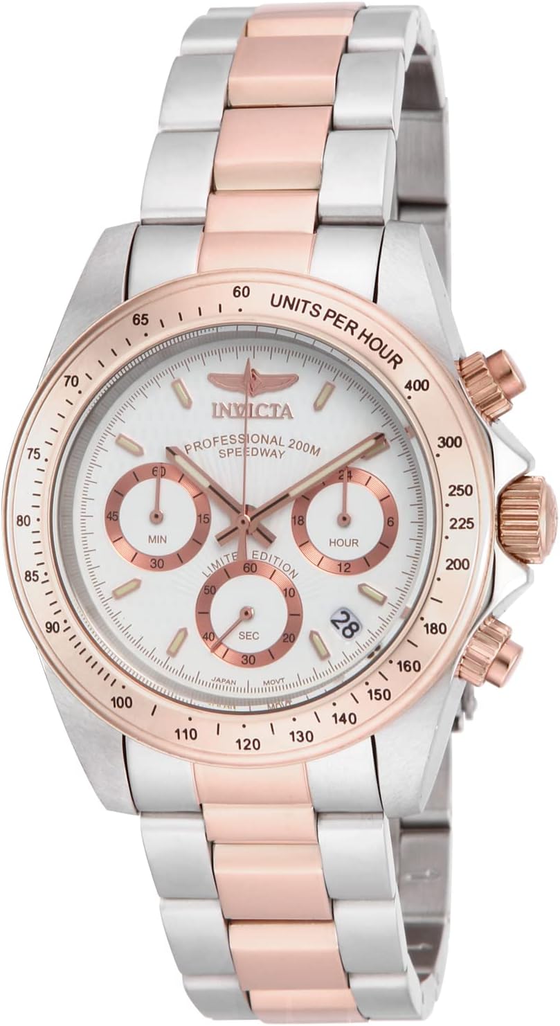Detalle de Invicta Speedway Montre Homme 39 mm – Mouvement Quartz en Acier Inoxydable
