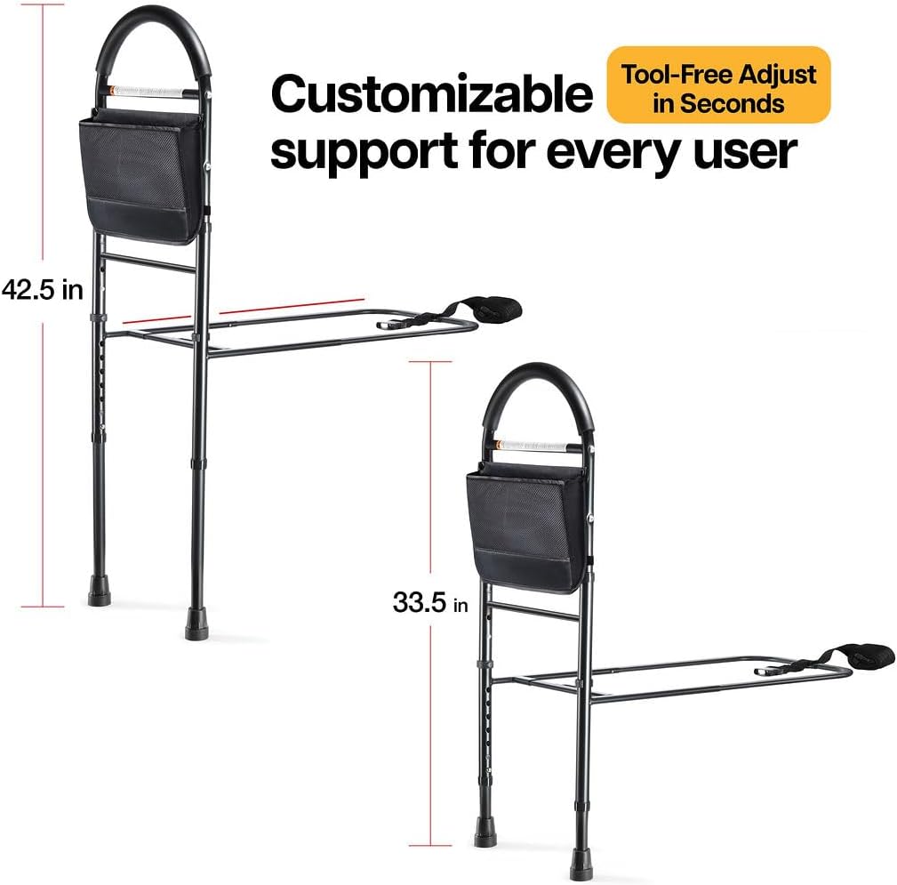 Detalle de Medical King Bed Rails 2-Height Adjustable