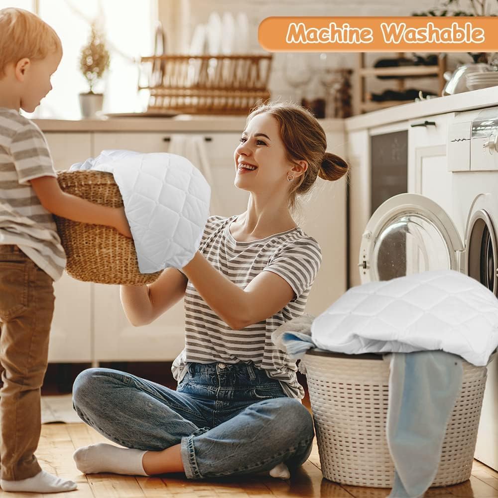 Thumbnail 6 de Yoofoss Travel Cot Mattress Protector 65 x 95 cm