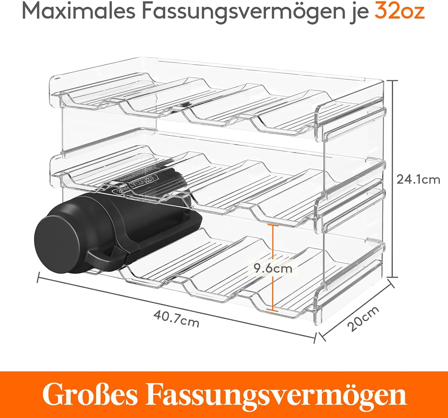 Thumbnail 4 de Lifewit Flaschenhalter Stapelbar 12 Flaschen