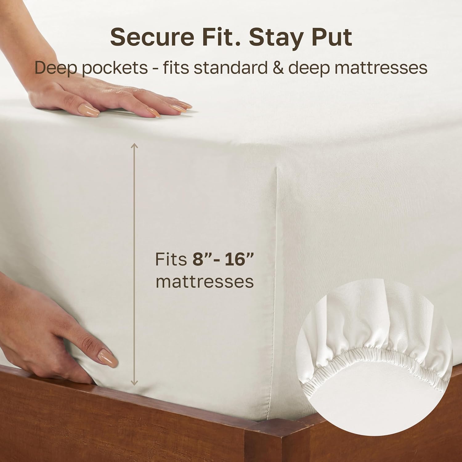 Detalle 2 de California Design Den California King Fitted Sheet