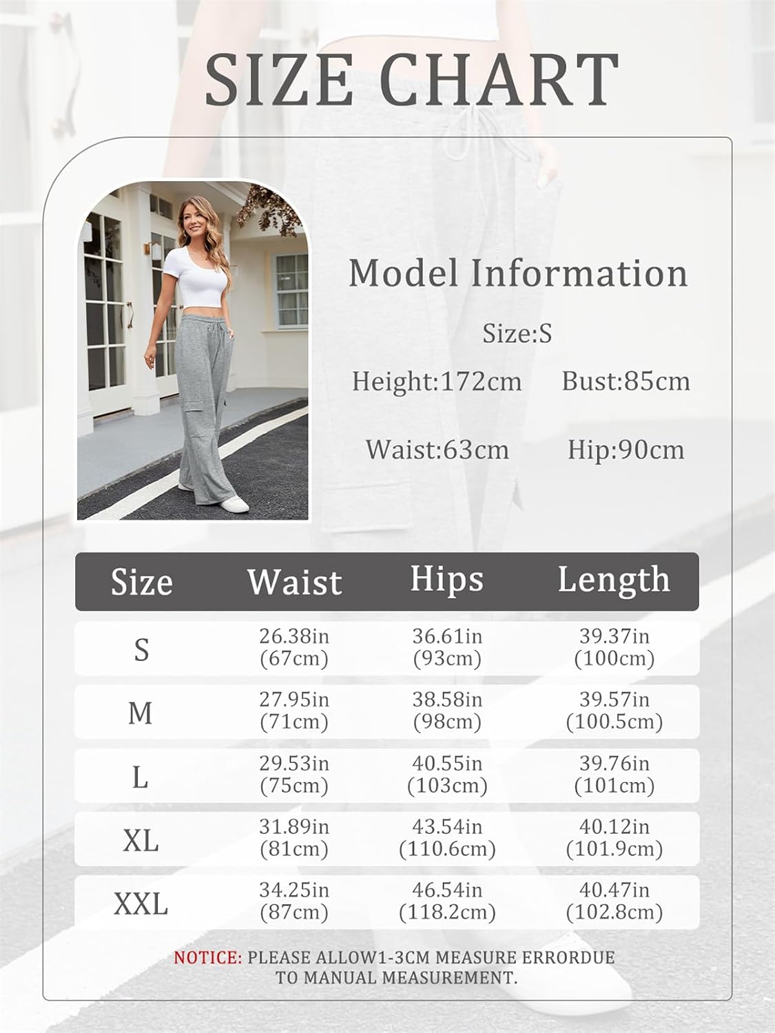 Thumbnail 6 de Shephorion Women's Wide Leg Joggers with Pockets – High Waisted, Stretchy Lounge Sweatpants