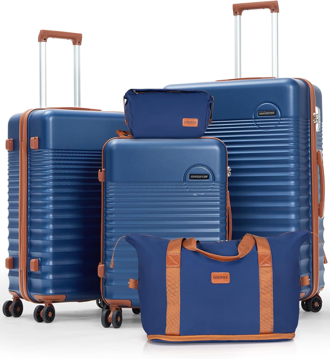 Detalle de CONCEPTEN 5-Piece Hardshell Luggage Set with TSA Lock