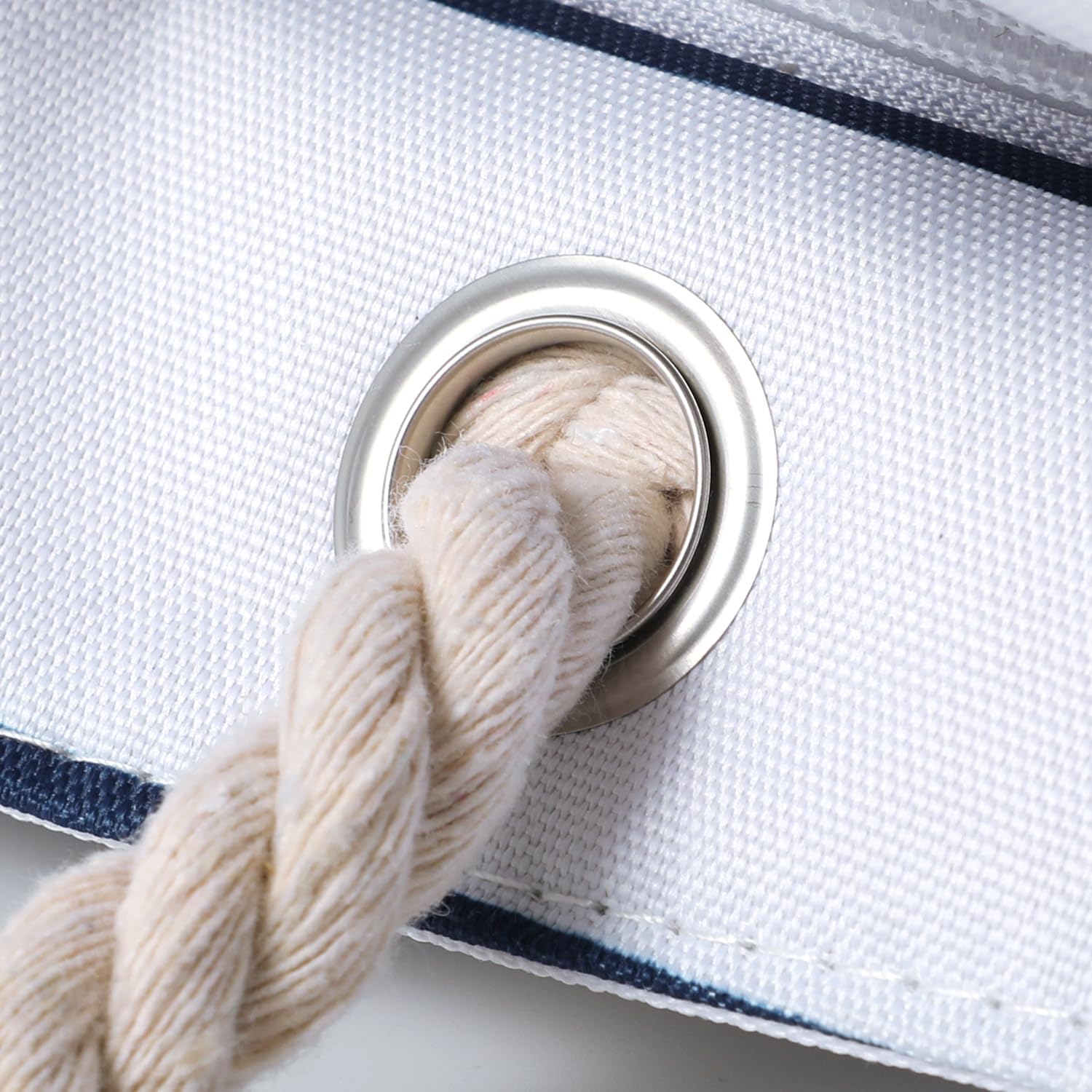 Detalle 2 de WORPICE Beach Bag - Large Zippered Bag with Adjustable Rope Handle