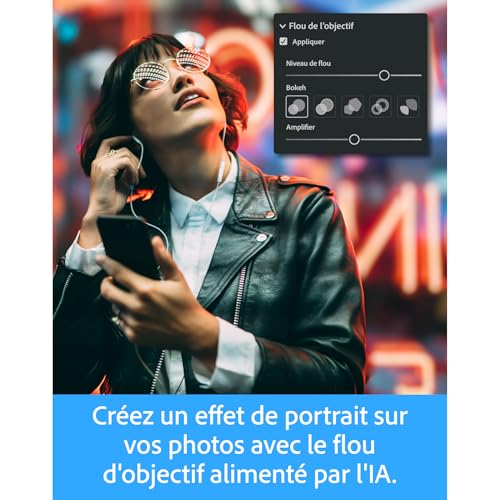 Thumbnail 4 de Adobe Lightroom incl. Lightroom Classic – Abonnement 1 an (PC/Mac) avec IA générative et gestion d’images