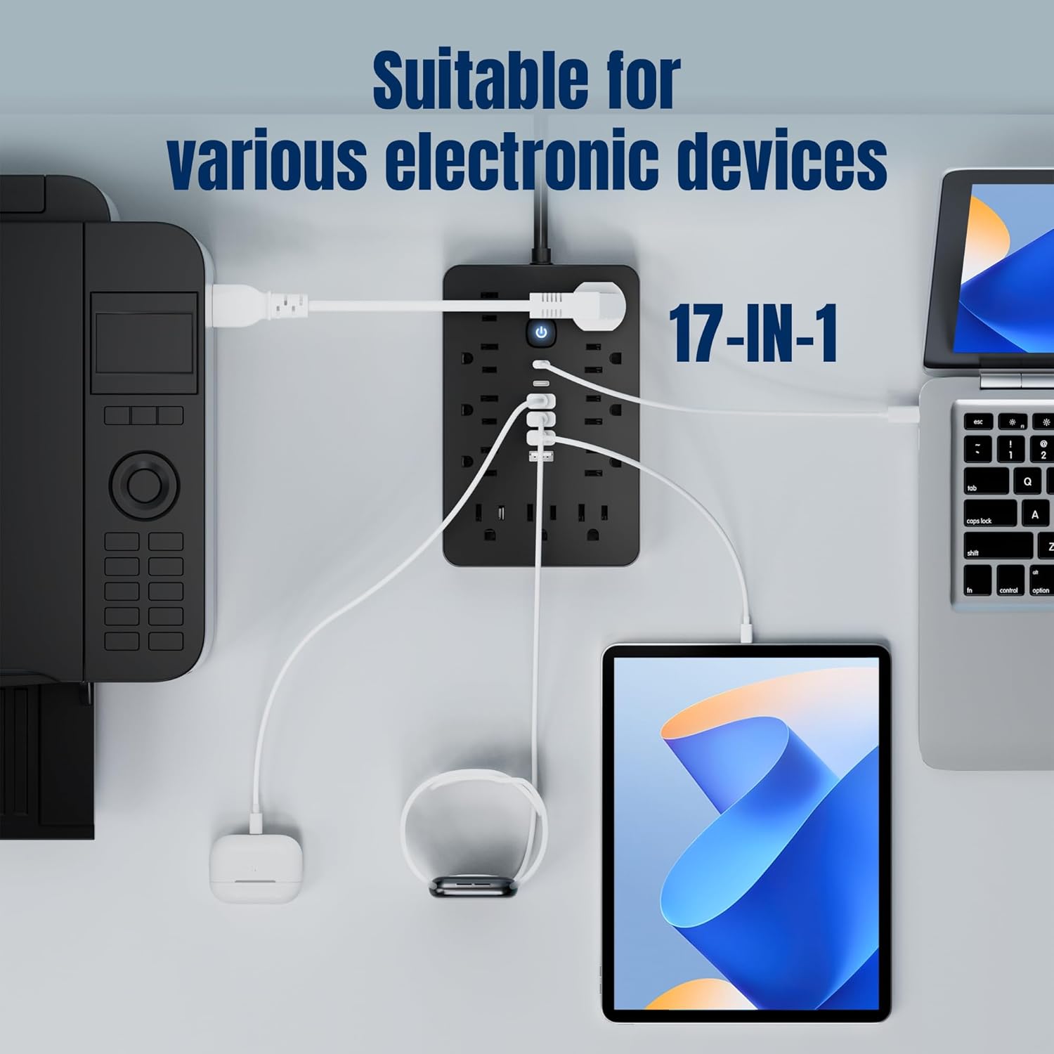 Thumbnail 6 de JouleLoom 17-in-1 Power Strip 11 Outlets