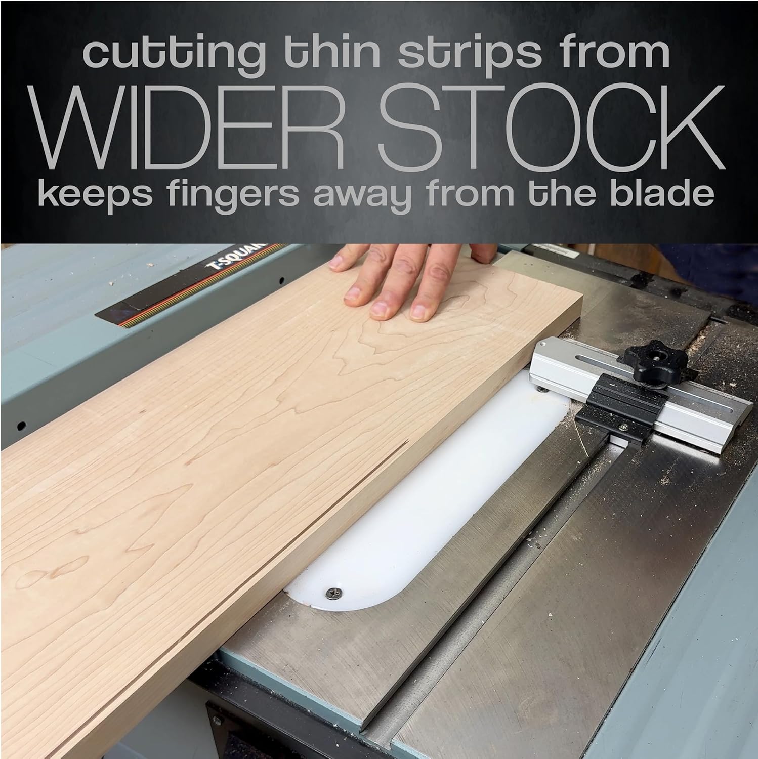 Detalle 2 de Peachtree Woodworking Thin Table Saw Template 3/4 x 3/8