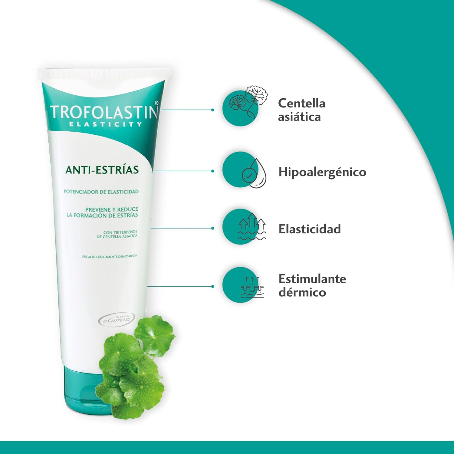 Detalle 1 de Trofolastin Crema antiestrías 250 ml