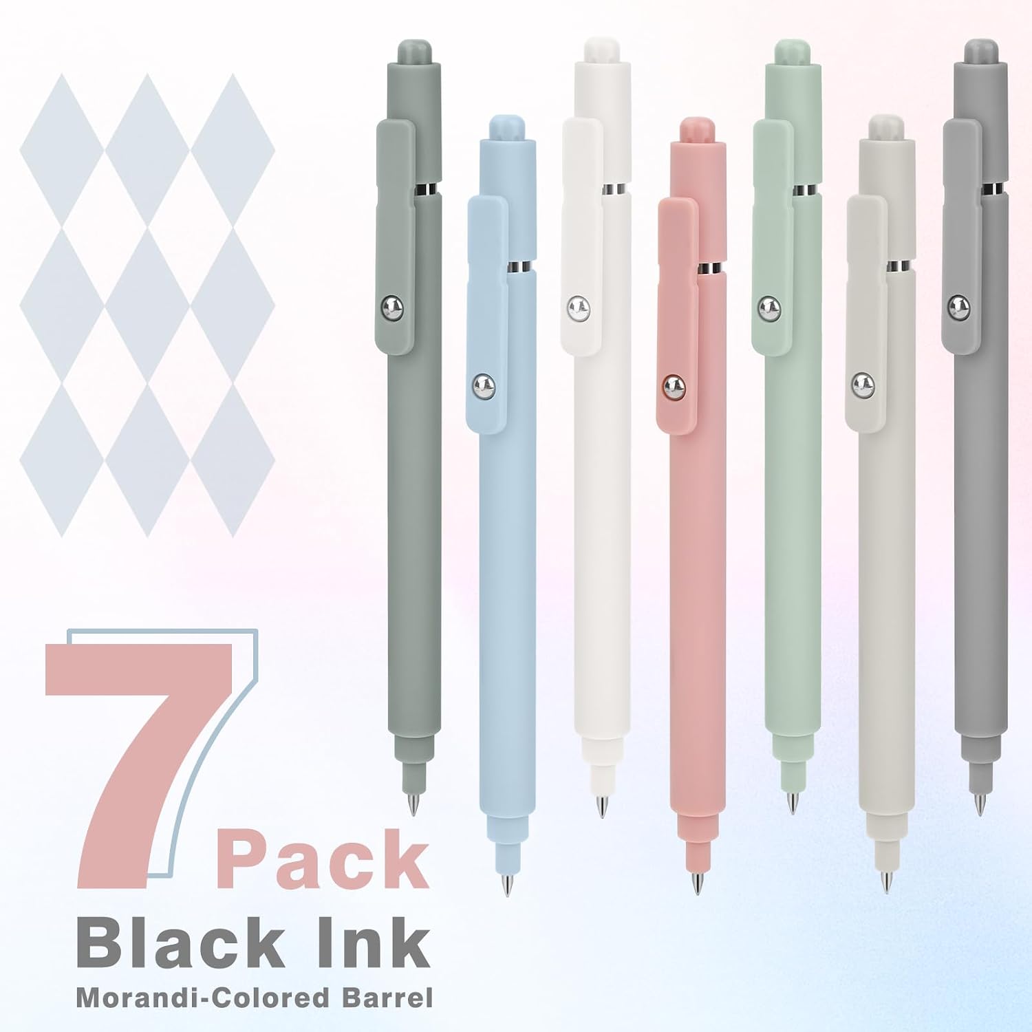 Thumbnail 6 de Donse SNM-PEN01 Gel Pens, 0.5 mm Fine Point, Black Ink, 7-Pack