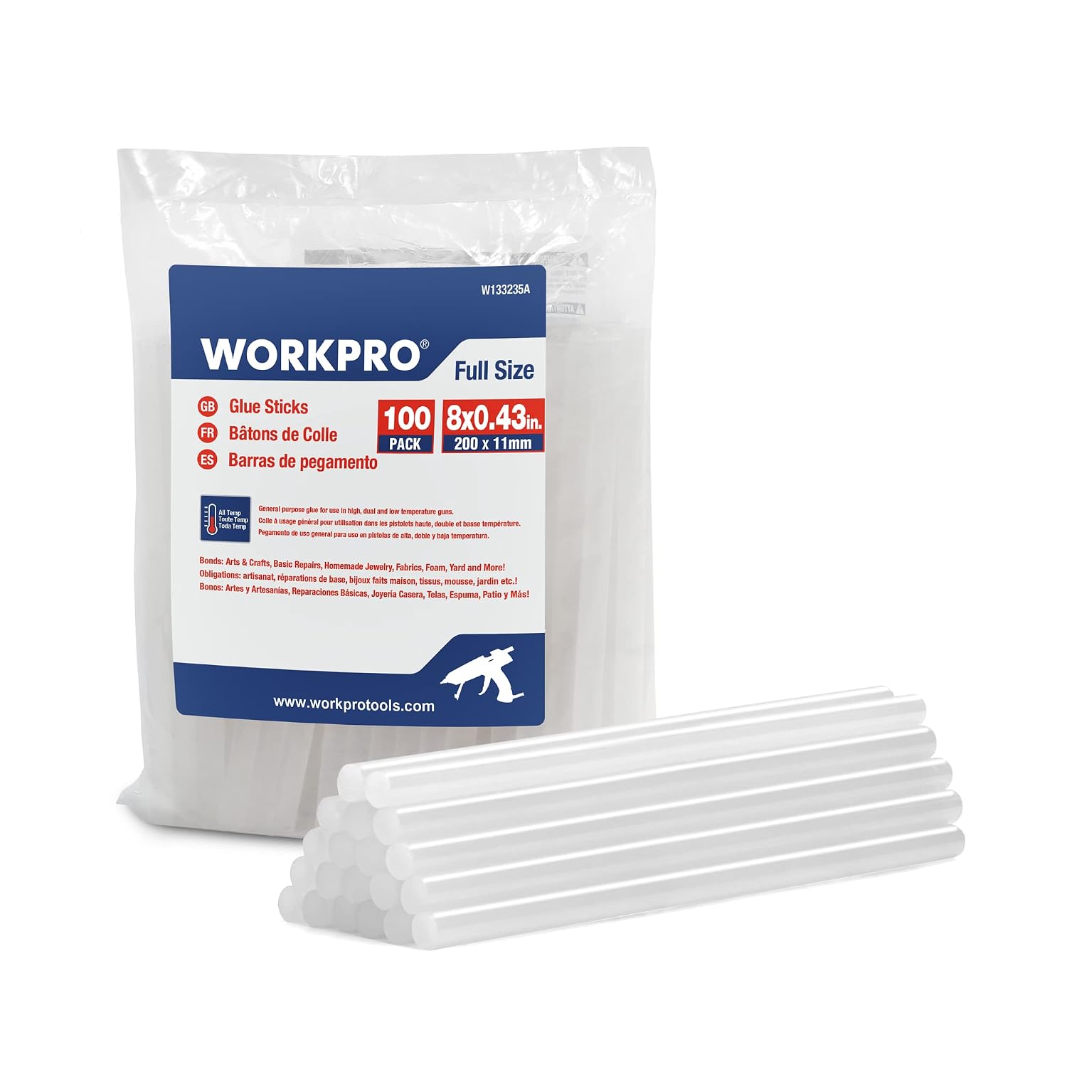WORKPRO Klebesticks 100 Stück 🛠