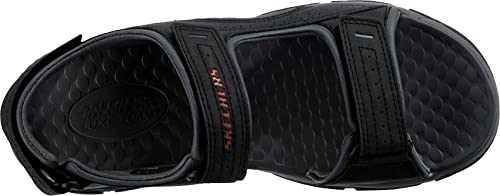Detalle de Skechers TRESMEN GARO: sandalias para hombre en negro synthetic, talla 44 EU