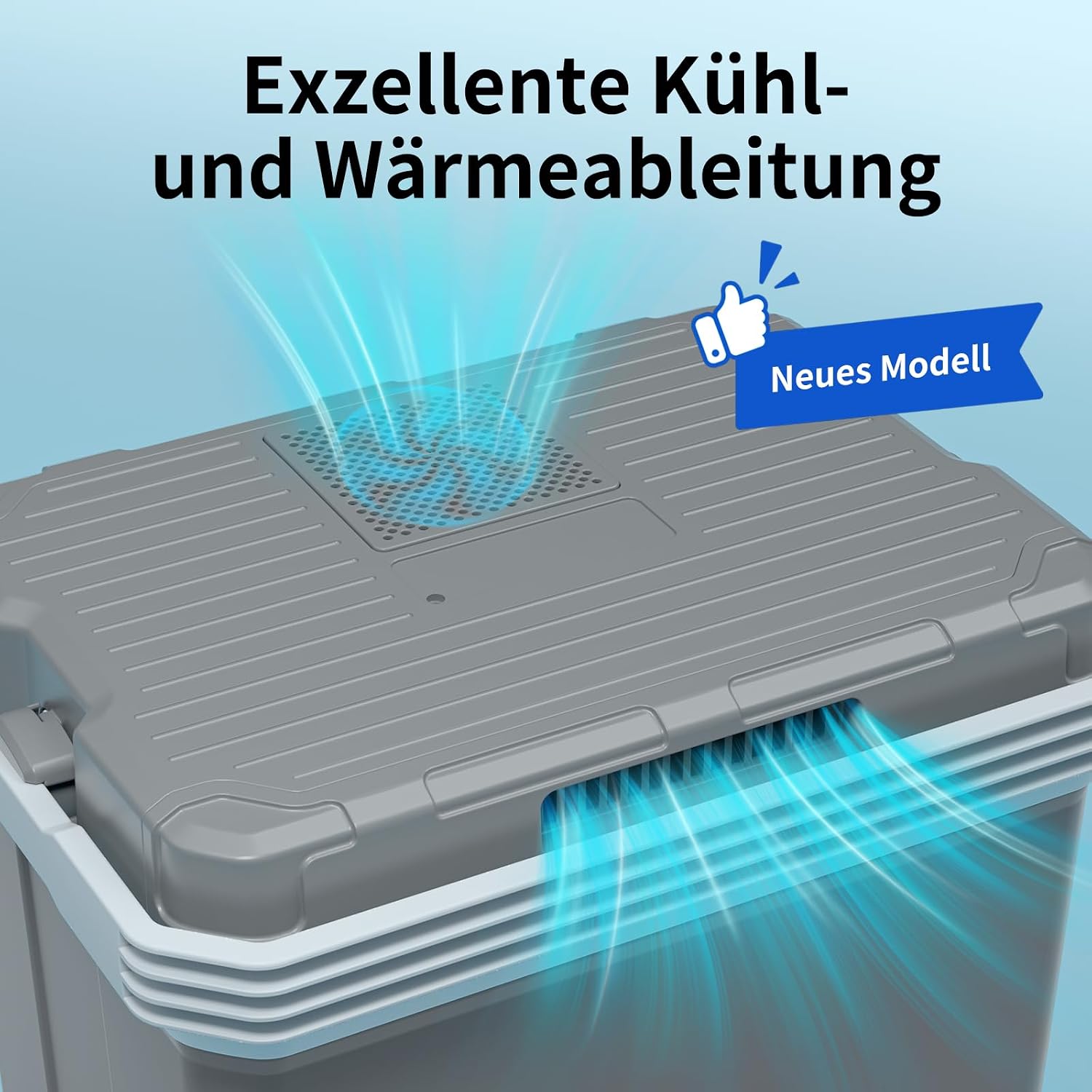 Detalle de TOOHUB 32L Kühlbox – effiziente Thermoelektrik für Camping, Auto und Zuhause