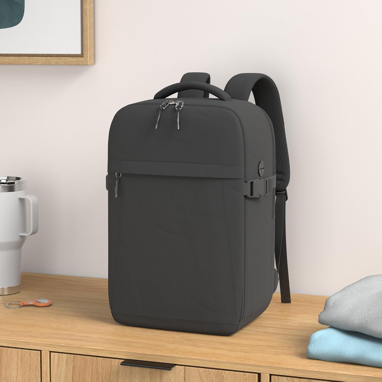 Thumbnail 1 de Xkdoai zaino 40x30x20 per bagaglio a mano Ryanair, con scomparto PC 14" e tasche per bottiglie