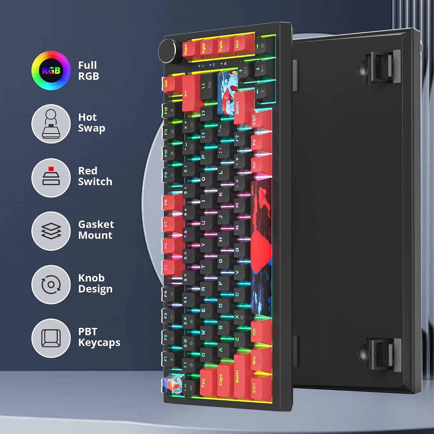 Detalle 2 de SbocKeeb dd2bf6d0-cdce-4851-be98-19d172fd1faa 75% Mechanical Keyboard, RGB