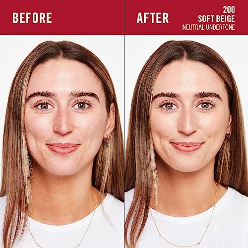 Detalle de Rimmel Lasting Finish 35Hr Foundation 200 Soft Beige — Full Coverage, Hydrating and Sun-Screened