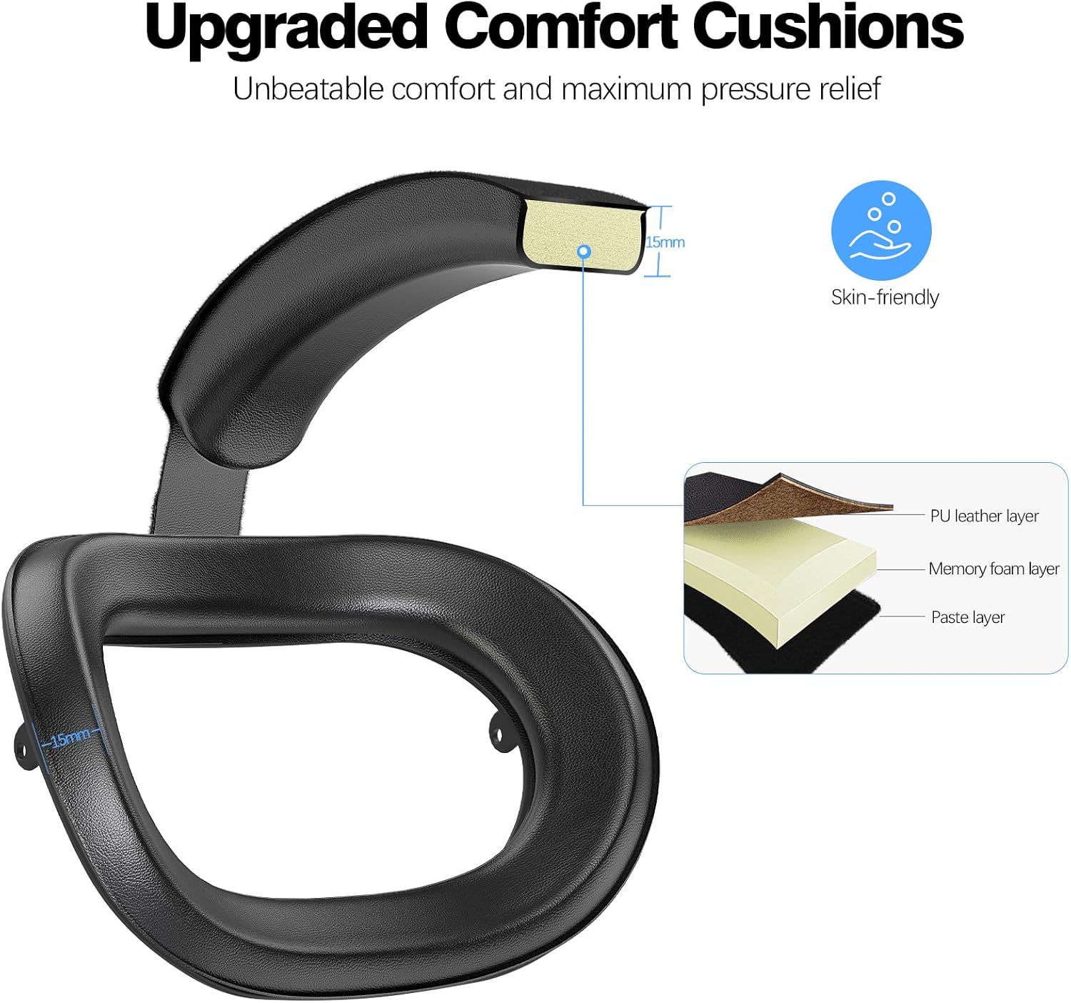 Thumbnail 6 de Comfort Head Strap Meta Quest 3S 0.67in