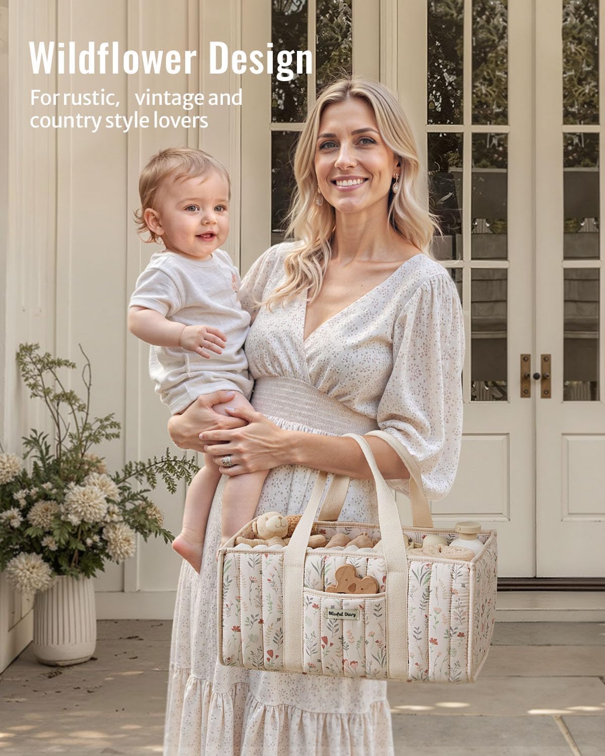 Thumbnail 6 de Blissful Diary Diaper Caddy, Quilted