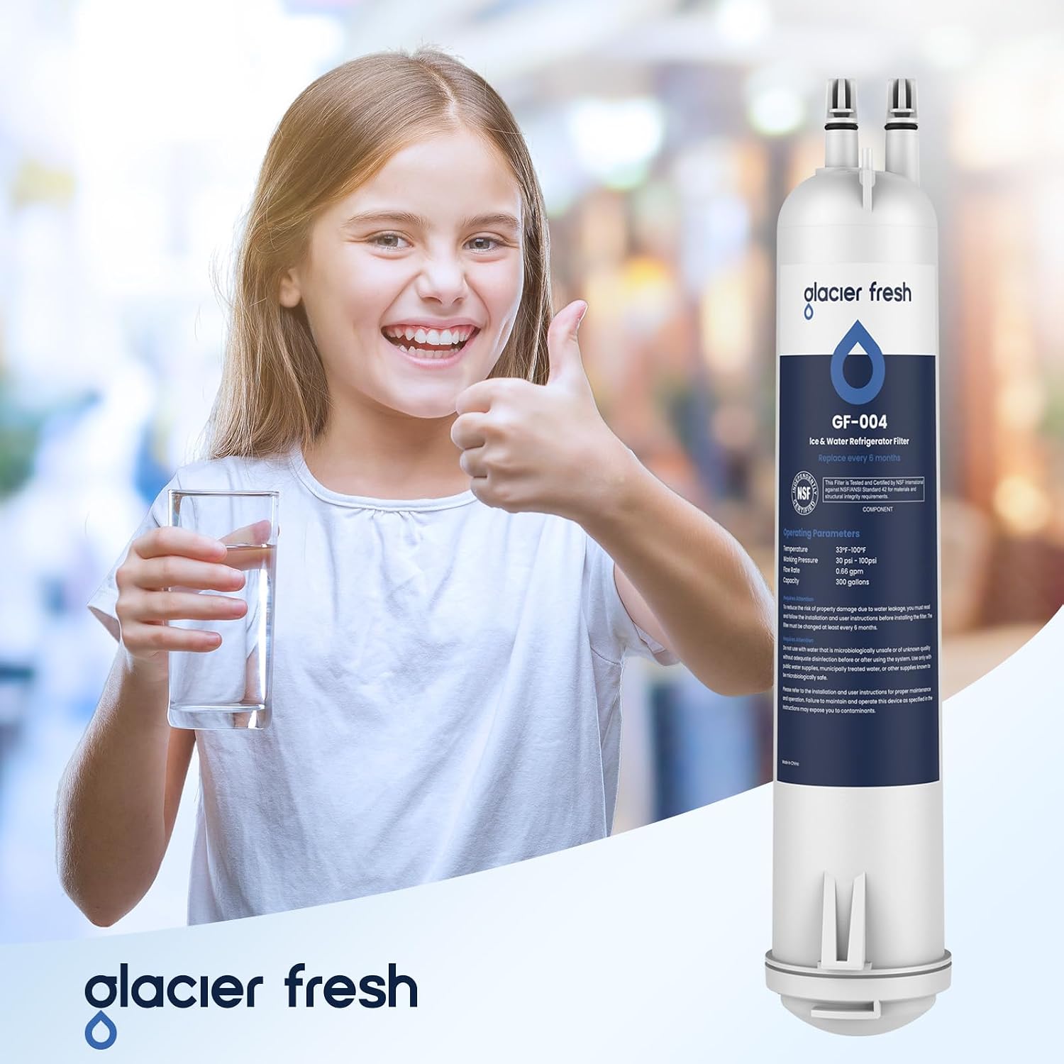 Thumbnail 6 de GLACIER FRESH Refrigerator Water Filter 3-Pack