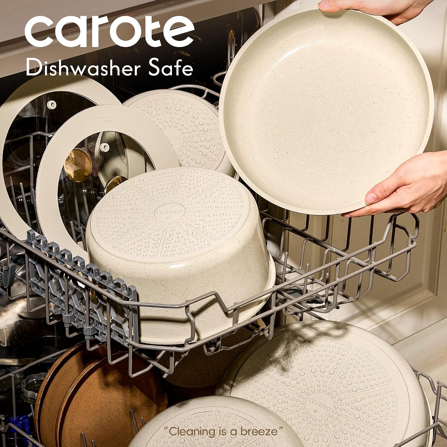 Thumbnail 4 de CAROTE 25PCS Ceramic Cookware Set