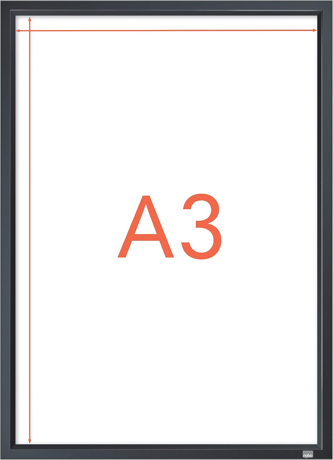 Thumbnail 6 de Nobo Porte-affiche A4 mural avec cadre clipsable anodisé – design élégant et pratique