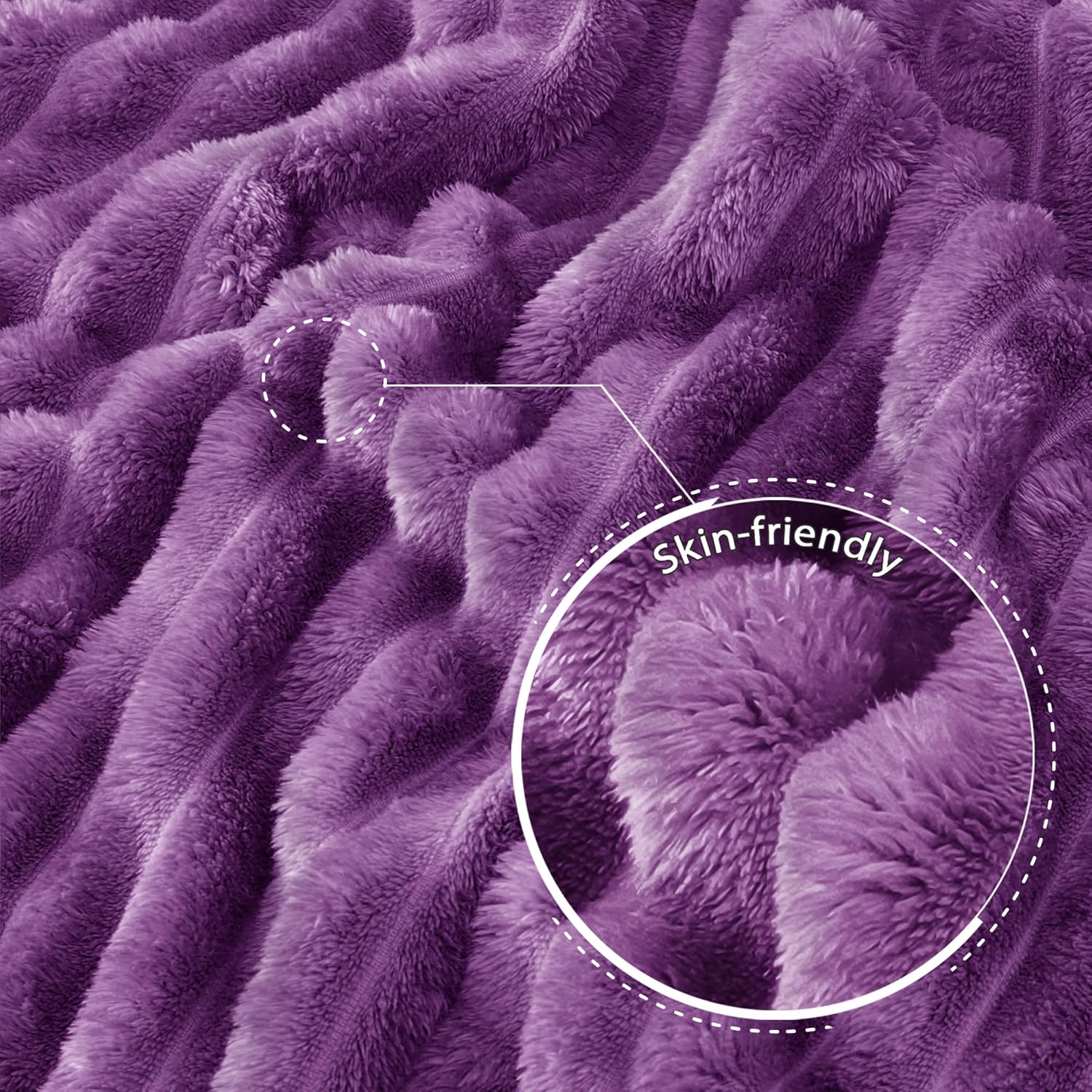 Thumbnail 4 de Exclusivo Mezcla Fleece Throw Blanket 50x60