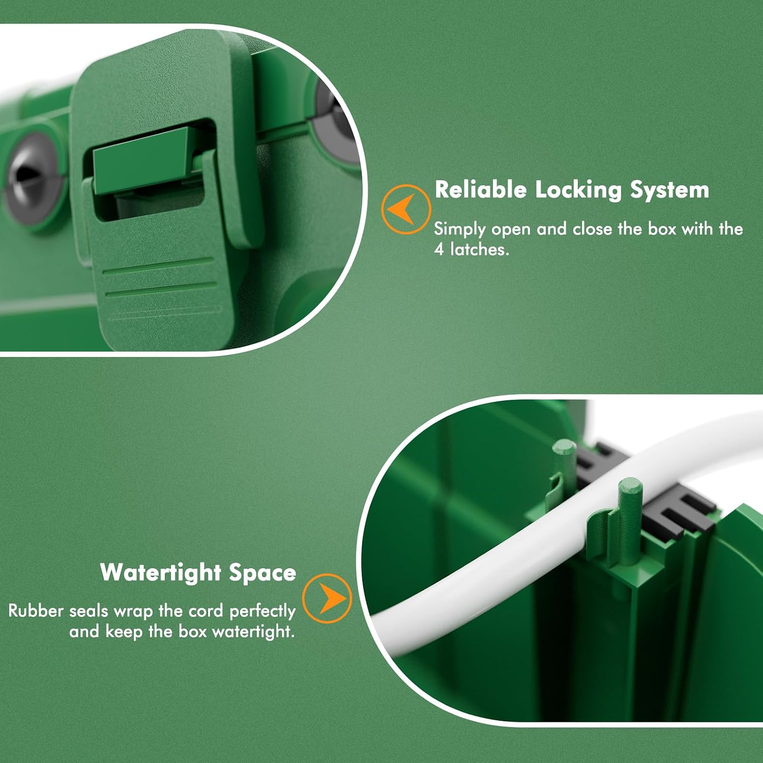 Thumbnail 3 de Restmo 96f9a7f9-426a-4af2-8f26-848d38d2a8e9 Outdoor Electrical Box, IP54, 6 Cable Ports