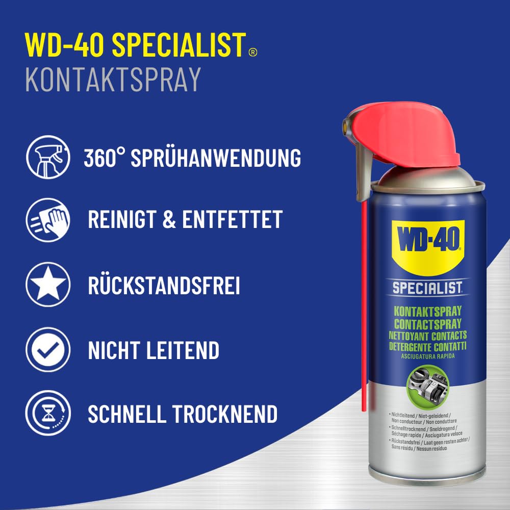 Detalle de WD-40 Specialist Kontaktspray 400 ml