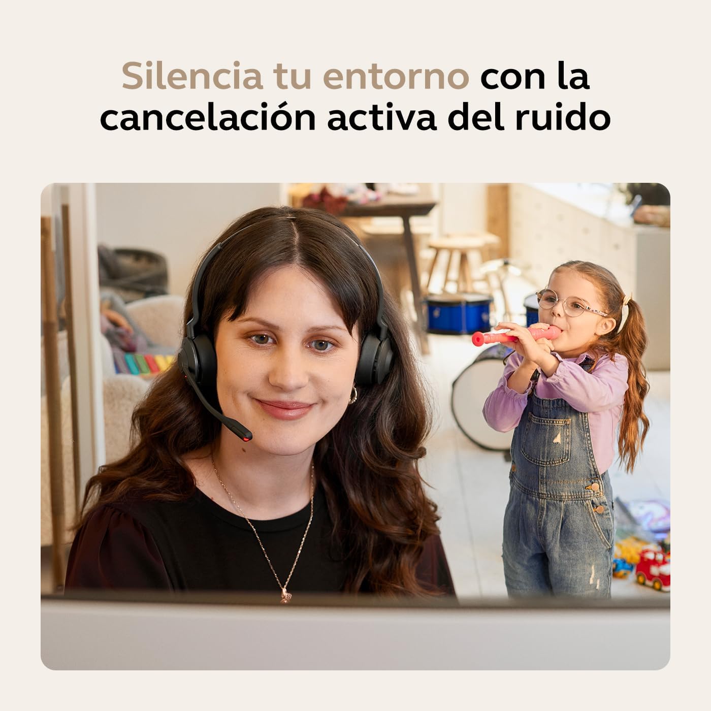 Detalle 2 de Jabra Evolve2 55 Auriculares inalámbricos 130 g