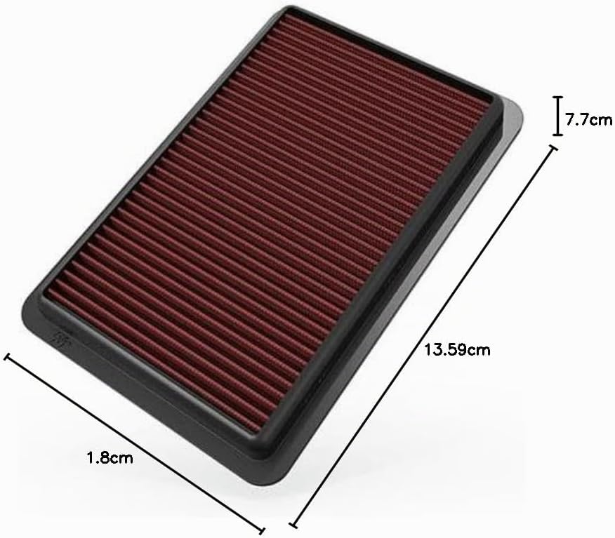 Thumbnail 2 de K&N Motorluftfilter – Premium waschbar, kompatibel mit Mazda 2010–2019 (CX‑5, 3, 6, Atenza, Premacy, Axela) – 33-2480