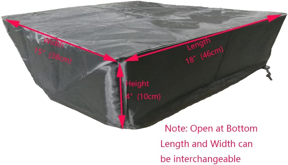 Detalle 2 de LU2000 Turntable Dust Cover, Black Polyester with Adjustable Drawstring