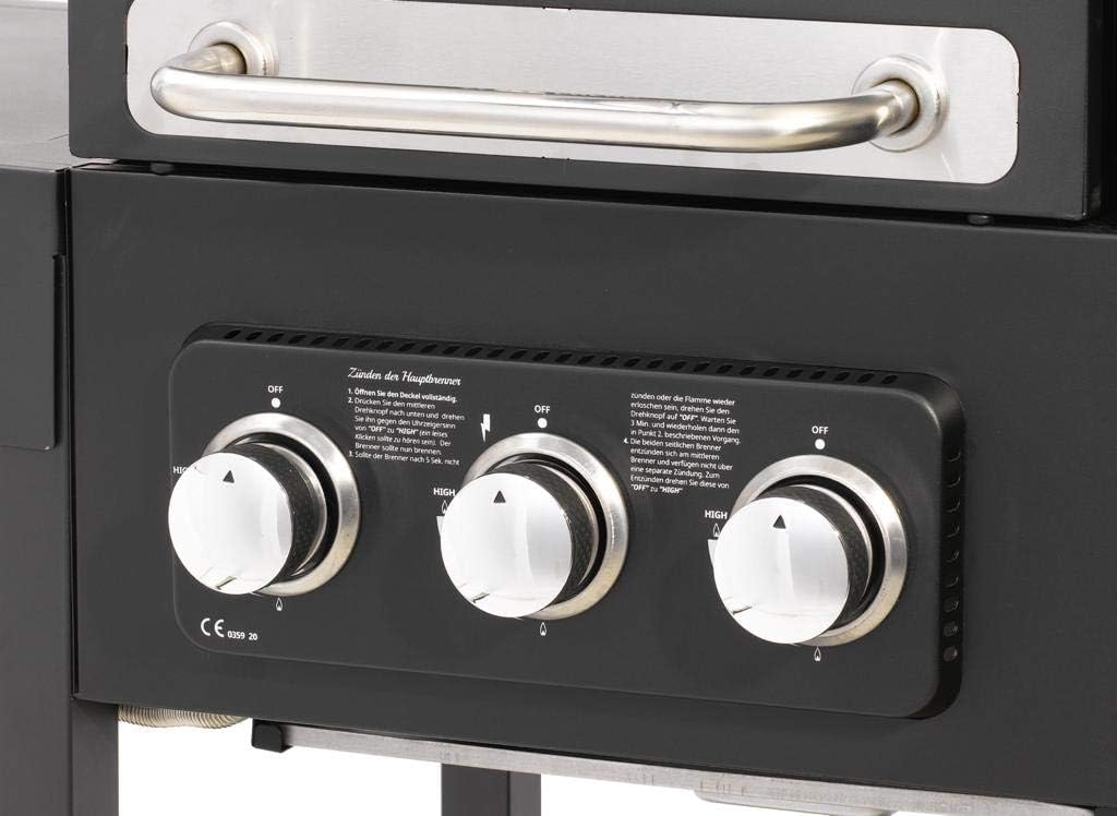 Thumbnail 6 de CosmoGrill Hybrid 4 Burner Barbecue DUO Dual Fuel BBQ – Gas & Charcoal Combination