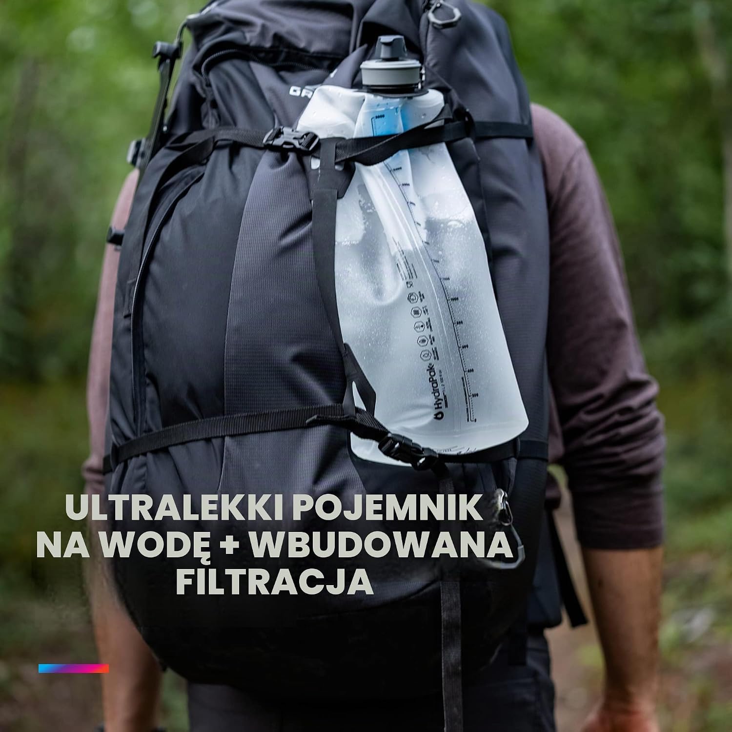Thumbnail 2 de HydraPak Seeker + 3L – zbiornik na wodę z filtrem 42 mm z TPU