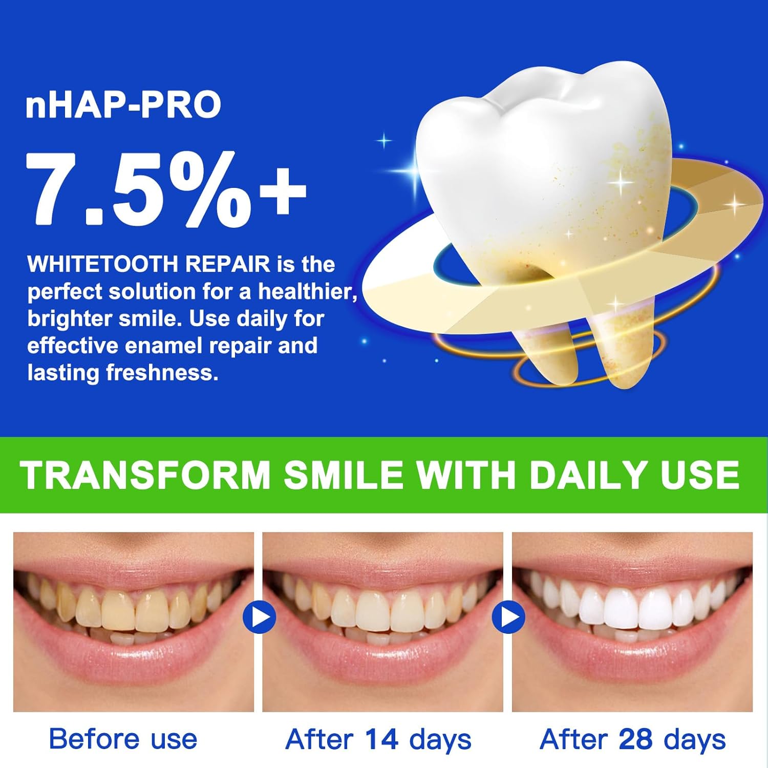 Detalle 2 de Dentifricio Idrossiapatite 7,5% 120 g per smalto